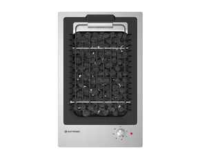 Cooktop Dominó Quadratto Elétrico Barbecue Pedras Vulcânicas 30cm 220V Elettromec