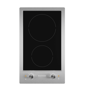 Cooktop Dominó Quadratto Vitrocerâmico Elétrico 2 Queimadores 30cm 220V Elettromec