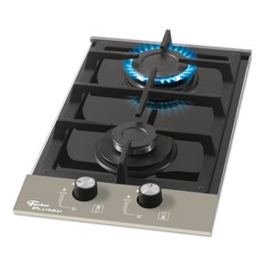 Cooktop Platinium a Gás 2 Queimadores Vidro Preto Bivolt Fischer