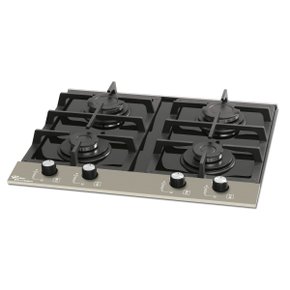 Cooktop Platinium a Gás 4 Queimadores Mesa Aço Escovado Bivolt Fischer