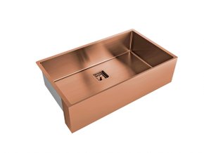 Cuba para Cozinha Farm Sink Rose Gold Quadratino 430x740x200mm Debacco