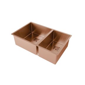 Cuba para Cozinha Primaccore Dupla Rose Gold 720x440mm Debacco