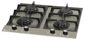 Cooktop Platinium Prime a Gás 4 Queimadores Inox Escovado Bivolt Fischer