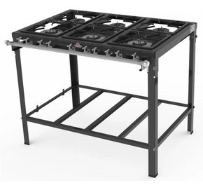 Fogão Industrial a Gás 6 Queimadores Baixa Pressão PMSD-603N Progás