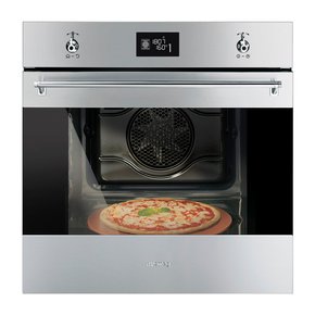 Forno Elétrico Multifunção Termoventilado Inox 65 Litros 60cm 220V Smeg