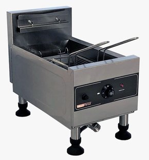 Fritadeira Elétrica Profissional de Bancada Aço Inox MEC-1 220V Multifritas