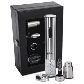 Kit Abridor Elétrico para Vinho Inspire Inox 5 Peças Oster
