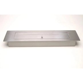 Lareira Ecológica Aço Inox Escovada 81cm Selmetal
