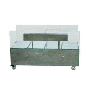 Lareira Ecológica Grande Concreto Fullway 45x75x40cm Goods Br