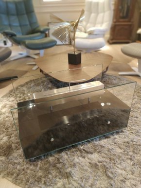 Lareira Ecológica Grande Preto Brilho 45x75x40cm Goods Br