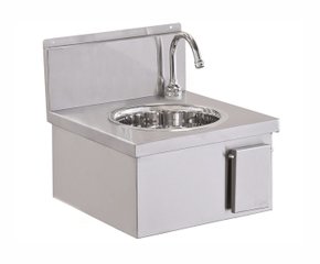 Lavatório para Assepsia em Aço Inox AISI 200 40x38x40 Qualinox