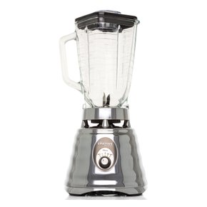 Liquidificador Osterizer Clássico Prata 3 Velocidades 1,25L Jarra de Vidro 600W 220V Oster