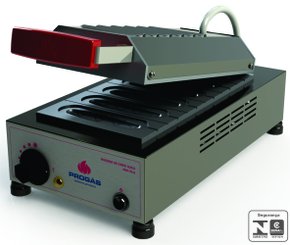 Máquina de Crepe Suíço 6 Cavidades PRK-06 Style 220V Progás