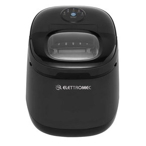 Máquina de Gelo Portátil Preta 220V Elettromec