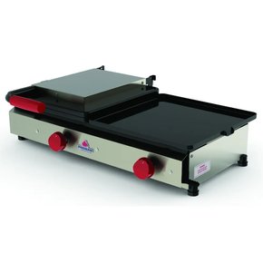 Sanduicheira Conjugada a Gás com Prensa PR-700 Gnew Queen Progás