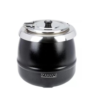 Sopeira Elétrica Profissional Preta Inox ATS1010 10 Litros 220V Zahav