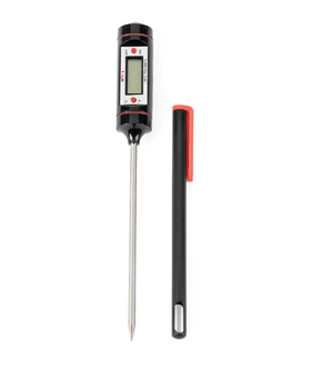 Termômetro Culinário Digital Preto 19cm James.F