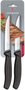 Conjunto com 2 Facas para Churrasco Serra Preta 12cm Swiss Classic Blister Victorinox