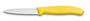 Conjunto com 2 Facas para Verduras Serra Amarela 8cm Swiss Classic Blister Victorinox