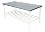 Mesa de Serviço Industrial Tampo em Inox com Prateleira Inferior em Grade 190x70 Innal